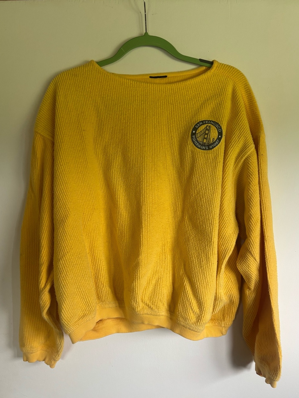 Vintage Yellow Crewneck Sweateshirt